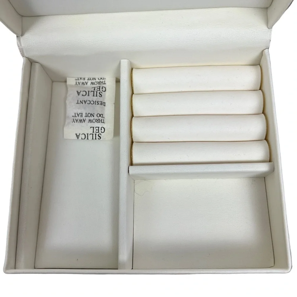 Rosewood Jewelry Box Made By Nobel Measures 6x5x2.75” Ivory Compartment Clean! - Picture 4 of 10